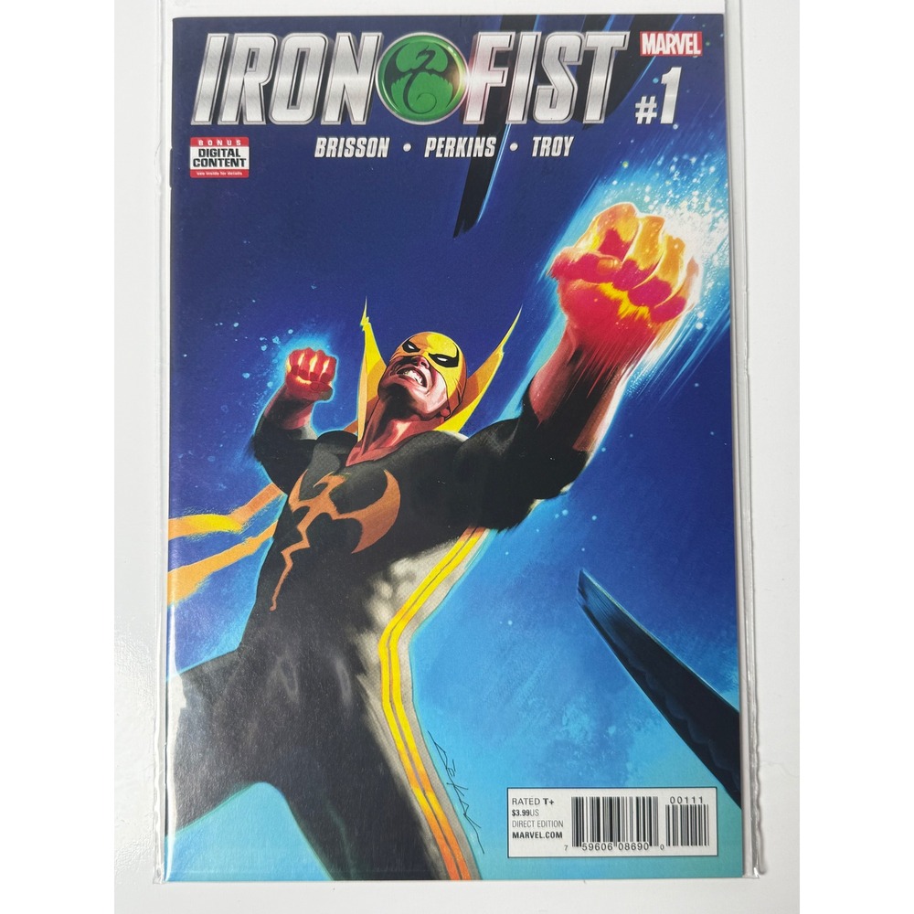 Marvel Iron Fist #1 2017 Brisson Perkins‎ Troy Comic Book